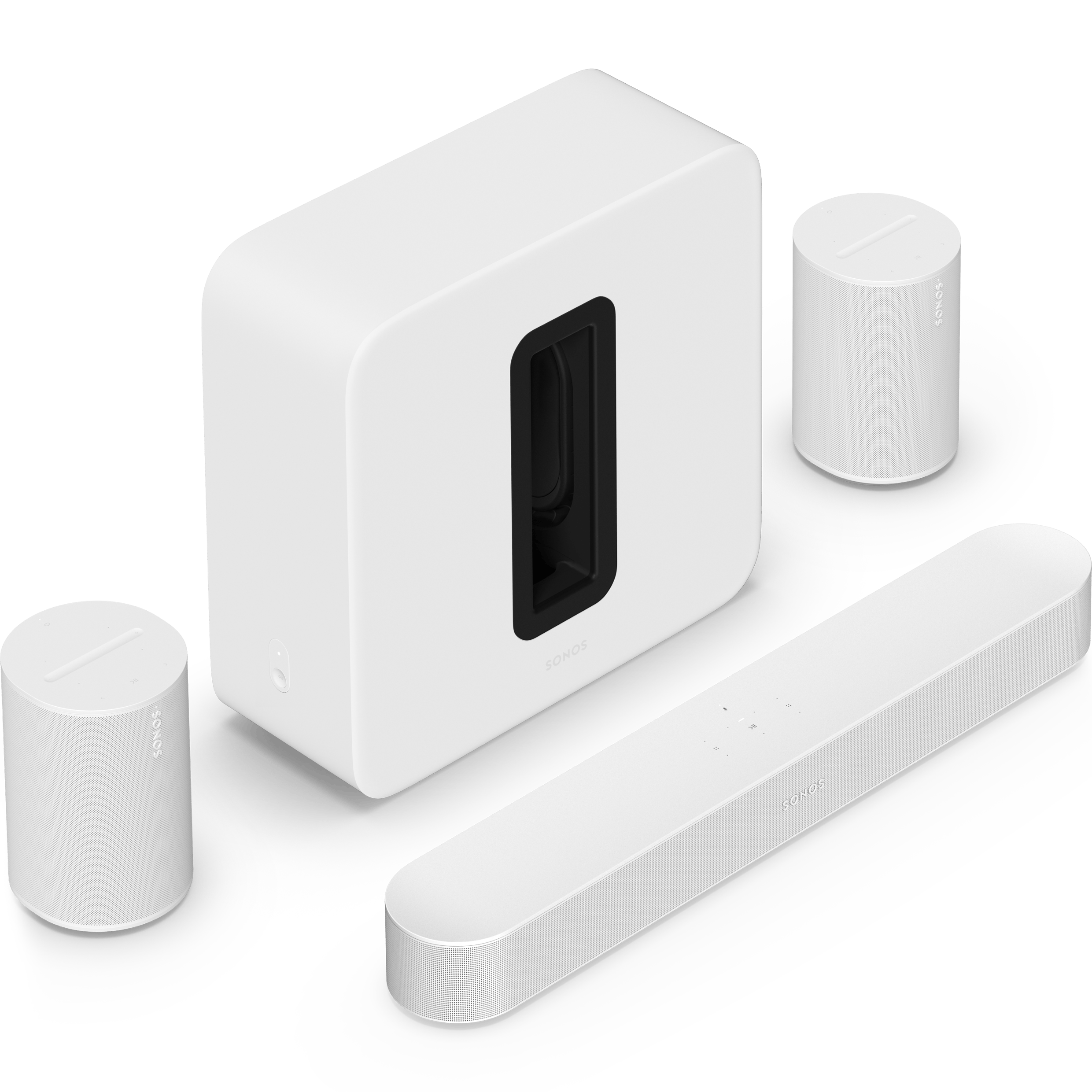 Sonos Premium Heimkino Set mit Beam - Weiß