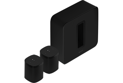 Sonos Förstklassigt kompletterande hemmabiopaket med One SL - Svart